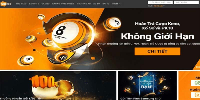 Khuyến mãi hoàn trả 188bet giúp game thủ có cơ hội gỡ gạc